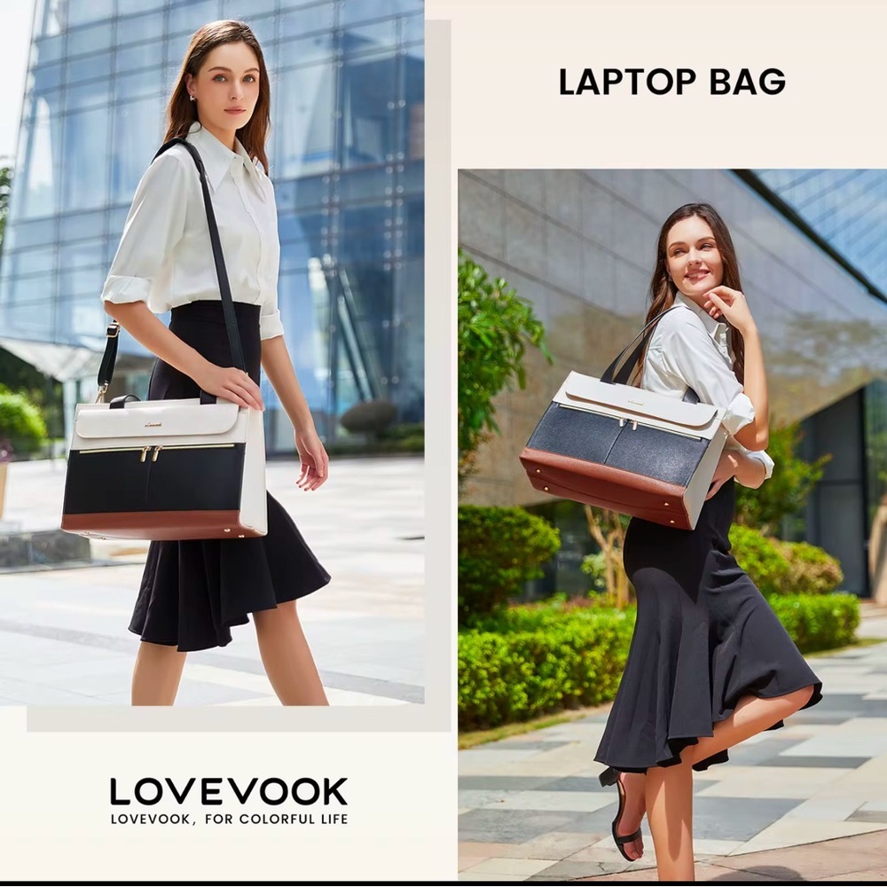 Lovevook Laptop bag NWT-beige - Picture 2 of 6